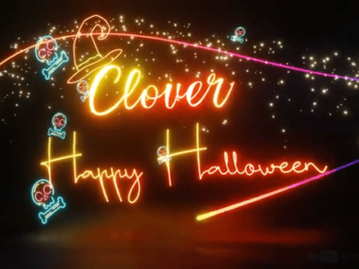 Clover Halloween Wishes